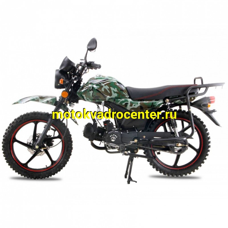 Купить  Мопед Rockot ALPHA OFFROAD M-12 (Альфа ОффРоад) + ЦПГ Камуфляж  125сс, 4Т,возд. охл.,17"/17" диск./бараб. (зал) (шт) 01250 (Rockot купить с доставкой по Москве и России, цена, технические характеристики, комплектация фото  - motoserp.ru