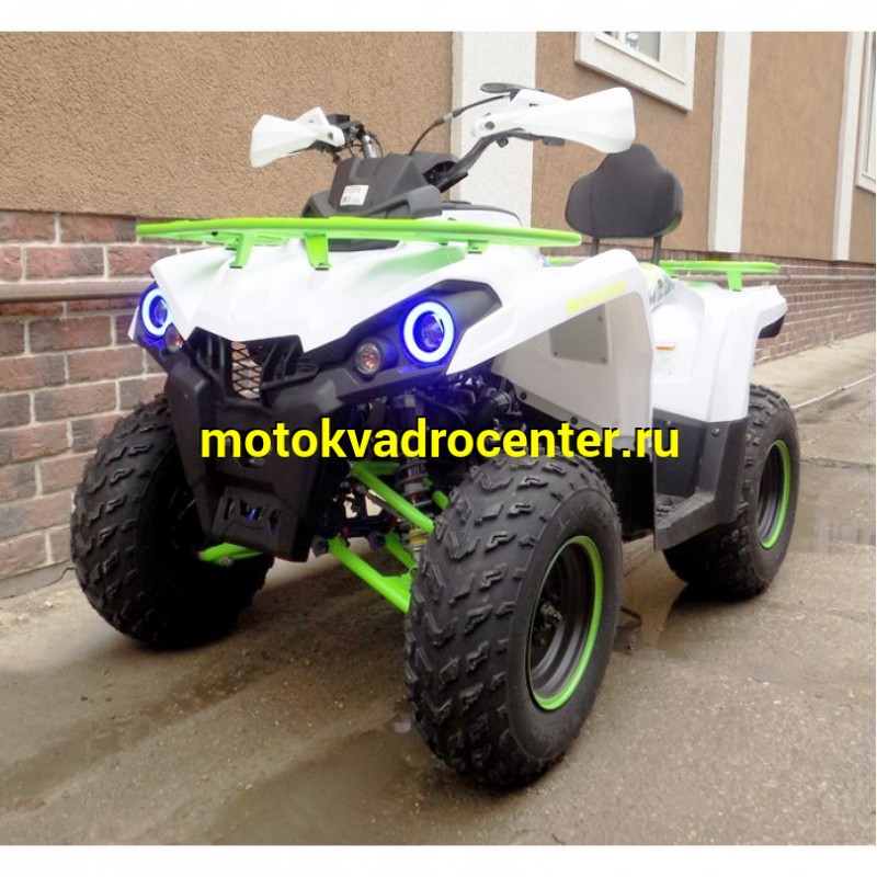 Купить  200cc Квадроцикл Motoland SHARK 200 200сс лебедка, ангельские глазки, линзы, спинка, рычаг перек. на баке и пр. (Mikilon) (шт) (ML 17336 купить с доставкой по Москве и России, цена, технические характеристики, комплектация фото  - motoserp.ru