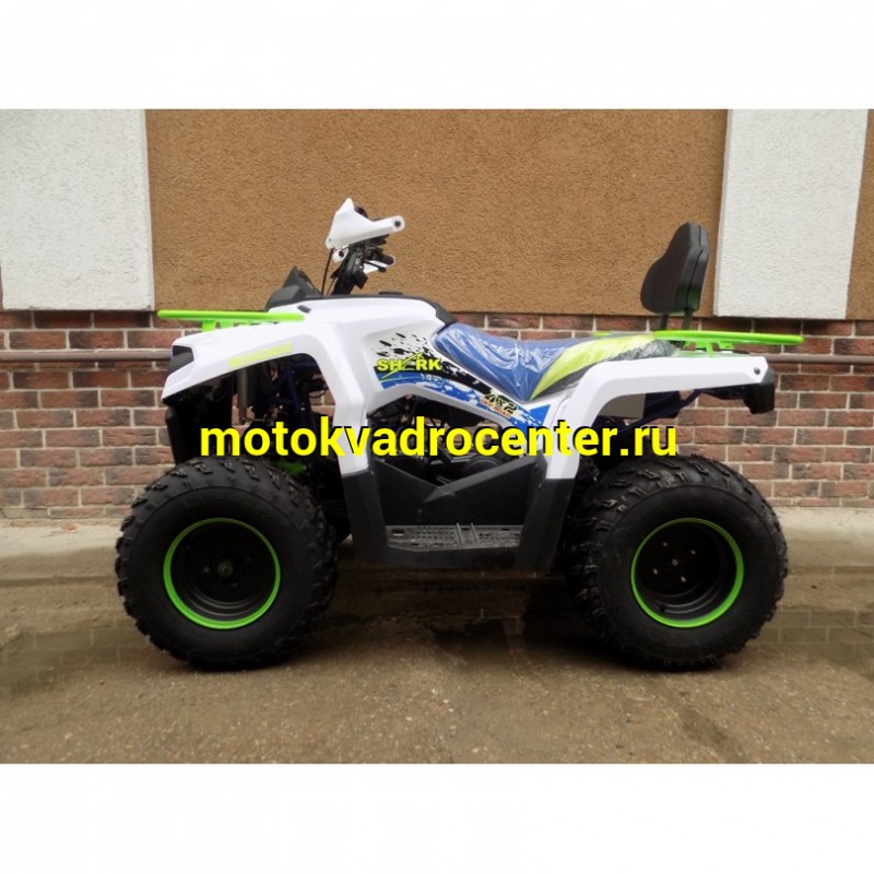 Купить  200cc Квадроцикл Motoland SHARK 200 200сс лебедка, ангельские глазки, линзы, спинка, рычаг перек. на баке и пр. (Mikilon) (шт) (ML 17336 купить с доставкой по Москве и России, цена, технические характеристики, комплектация фото  - motoserp.ru