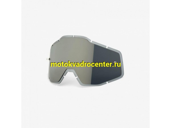 Купить  Стекло для очков сменное (линза) 100% Racecraft/Accuri/Strata Anti-Fog Injected Silver Mirror (51004-038-02) (шт) (Fox Н62562 купить с доставкой по Москве и России, цена, технические характеристики, комплектация фото  - motoserp.ru