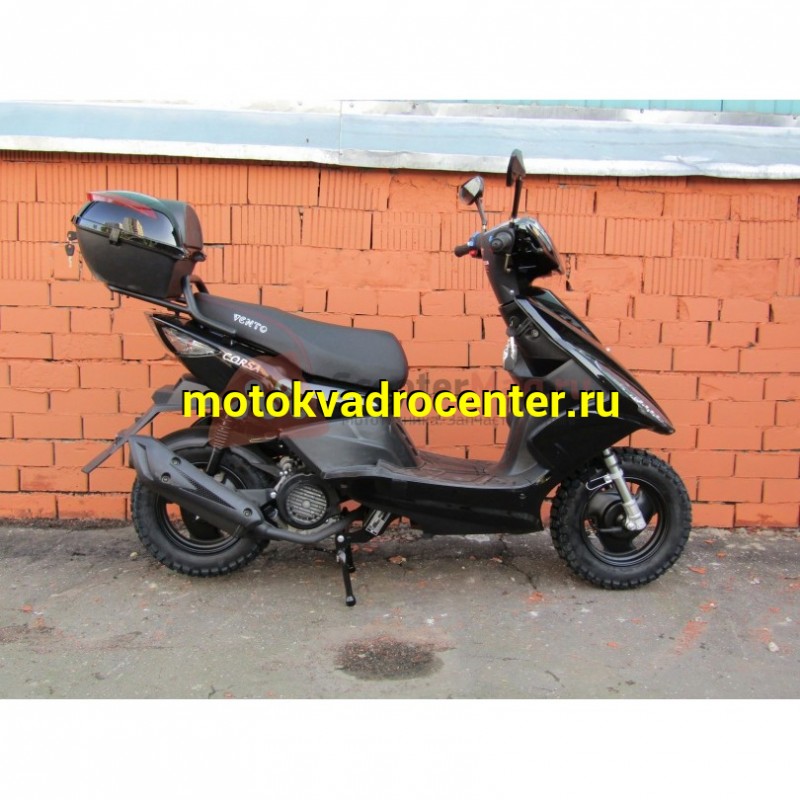 Купить  Скутер VENTO CORSA (Кофр) (Венто Корса) 50 cc; с КОФРОМ, 1,5 местный, 4Т, возд. охлажд., диск/барабан, кол. 10"/10"(шт) 01500 (Vento купить с доставкой по Москве и России, цена, технические характеристики, комплектация фото  - motoserp.ru