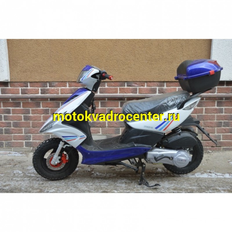 Купить  Скутер VENTO CORSA (Кофр) (Венто Корса) 50 cc; с КОФРОМ, 1,5 местный, 4Т, возд. охлажд., диск/барабан, кол. 10"/10"(шт) 01500 (Vento купить с доставкой по Москве и России, цена, технические характеристики, комплектация фото  - motoserp.ru