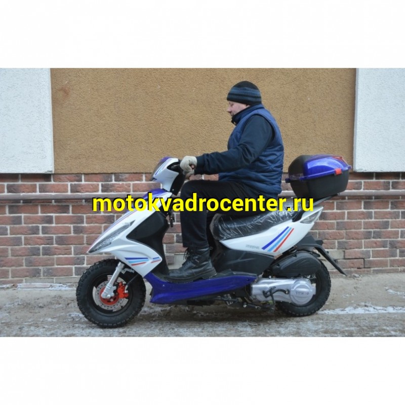 Купить  Скутер VENTO CORSA (Кофр) (Венто Корса) 50 cc; с КОФРОМ, 1,5 местный, 4Т, возд. охлажд., диск/барабан, кол. 10"/10"(шт) 01500 (Vento купить с доставкой по Москве и России, цена, технические характеристики, комплектация фото  - motoserp.ru