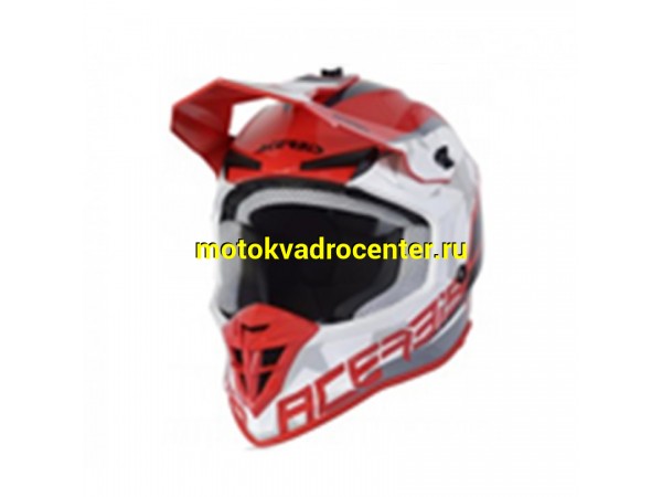 Купить  Шлем Кросс ACERBIS LINEAR  RED/WHITE  (S)  (шт)  (Progasi 0024473.343.062 купить с доставкой по Москве и России, цена, технические характеристики, комплектация фото  - motoserp.ru