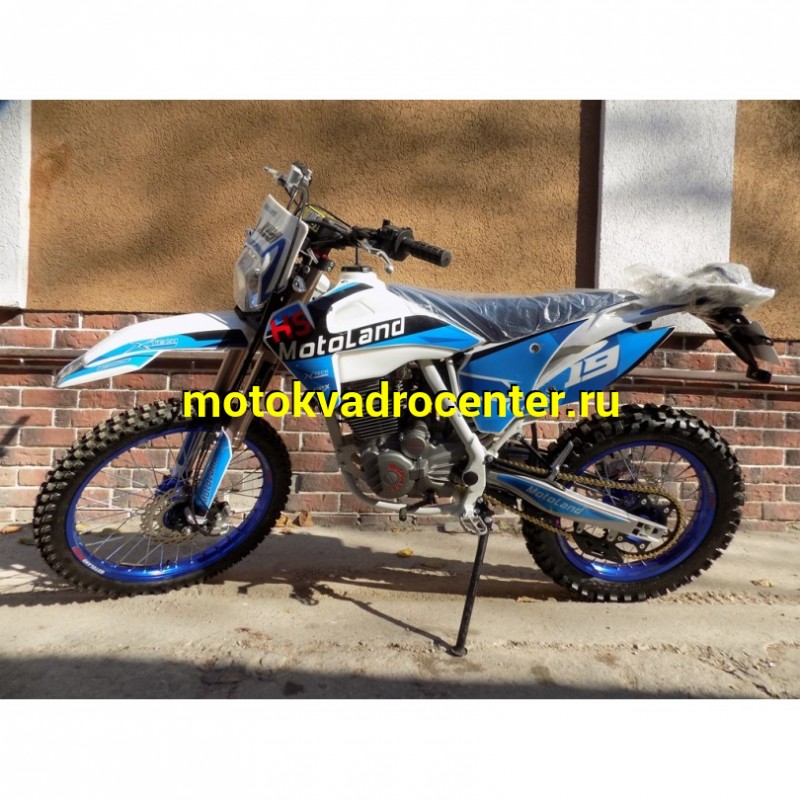 Купить  Мотоцикл Кросс/Эндуро Motoland XT250HS (ЭПТС) (репл Husqvarna-125), 21/18, 172FMM, 250сс, 4Т, 5 пер.,возд.охл, СИНИЙ (Бер) (шт) (ML 15362 купить с доставкой по Москве и России, цена, технические характеристики, комплектация фото  - motoserp.ru