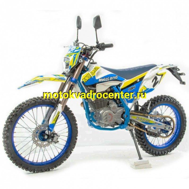 Купить  Мотоцикл Кросс/Эндуро Motoland XT250HS (ЭПТС) (репл Husqvarna-125), 21/18, 172FMM, 250сс, 4Т, 5 пер.,возд.охл, СИНИЙ (Бер) (шт) (ML 15362 купить с доставкой по Москве и России, цена, технические характеристики, комплектация фото  - motoserp.ru