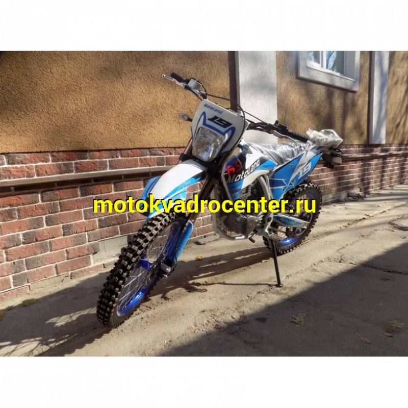 Купить  Мотоцикл Кросс/Эндуро Motoland XT250HS (ЭПТС) (репл Husqvarna-125), 21/18, 172FMM, 250сс, 4Т, 5 пер.,возд.охл, СИНИЙ (Бер) (шт) (ML 15362 купить с доставкой по Москве и России, цена, технические характеристики, комплектация фото  - motoserp.ru