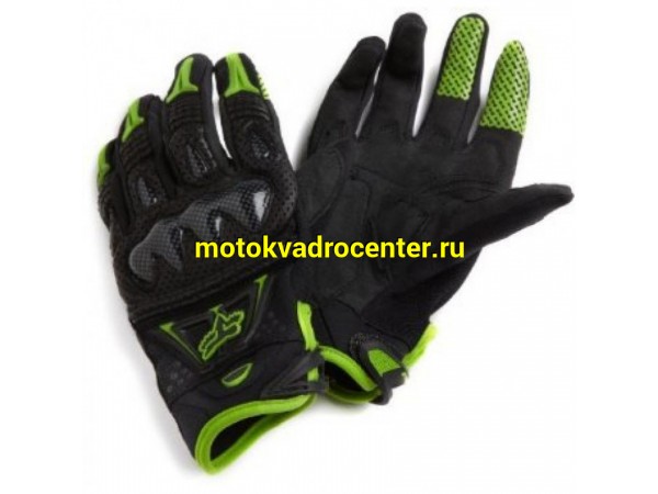 Купить  Перчатки Racing Bomber Gloves мотоперчатки комбинированные черно-зеленый L (пар) (МотоЯ купить с доставкой по Москве и России, цена, технические характеристики, комплектация фото  - motoserp.ru