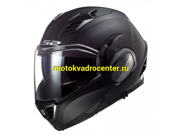 Купить  Шлем трансформер (модуляр) LS2 FF900 VALIANT II SOLID Matt Black (M) (шт) (LS2 купить с доставкой по Москве и России, цена, технические характеристики, комплектация фото  - motoserp.ru