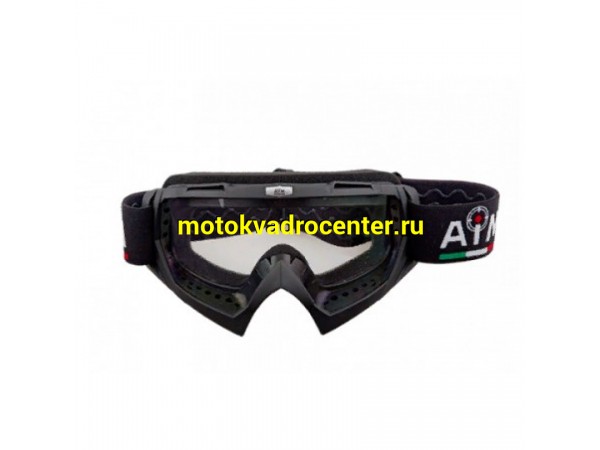 Купить  Очки мото Кросс AiM 634-800 Black Matt (шт) (AIM 634-800 купить с доставкой по Москве и России, цена, технические характеристики, комплектация фото  - motoserp.ru