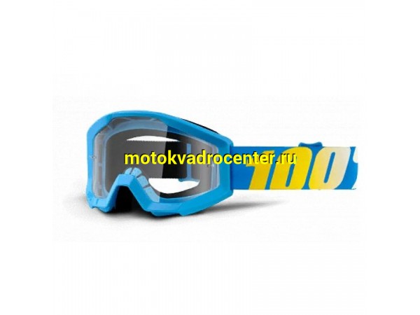 Купить  Очки мото Кросс 100% STRATA MX Replica Light Blue (шт) (AIM 207-7800 (ML17760 купить с доставкой по Москве и России, цена, технические характеристики, комплектация фото  - motoserp.ru