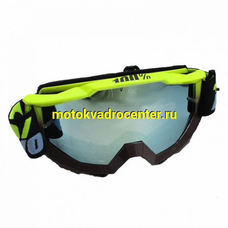 Купить  Очки мото Кросс 100% STRATA MX Replica Grey-Yellow (шт) (AIM 203-7800 (ML 17767 купить с доставкой по Москве и России, цена, технические характеристики, комплектация фото  - motoserp.ru