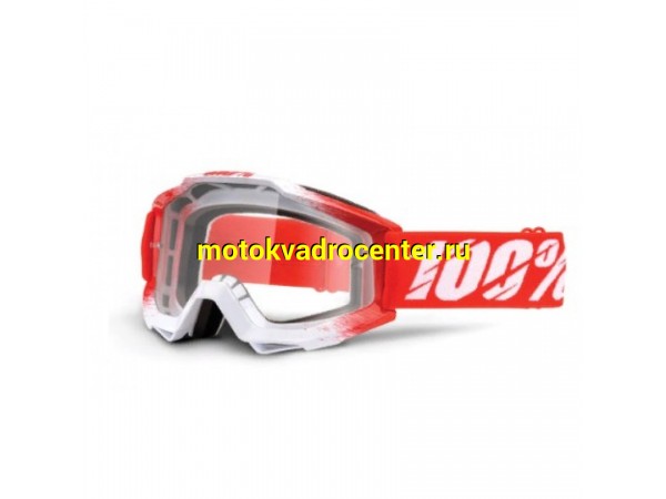 Купить  Очки мото Кросс 100% STRATA MX Replica White-Red (шт) (AIM 201-7800 купить с доставкой по Москве и России, цена, технические характеристики, комплектация фото  - motoserp.ru