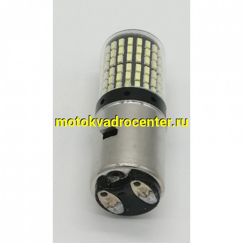 Купить  Лампа фары LED Н6 (BA20D) 8-85V/ (144-SMD диода); фары, светодиодная  (шт)  (ANKON 00 49 22 купить с доставкой по Москве и России, цена, технические характеристики, комплектация фото  - motoserp.ru