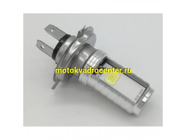 Купить  Лампа фары LED H4 12V6W (2-SMD диода 700-800Lm, 9-30vdc) светодиодная  (шт)  (К-дар 2202831 купить с доставкой по Москве и России, цена, технические характеристики, комплектация фото  - motoserp.ru