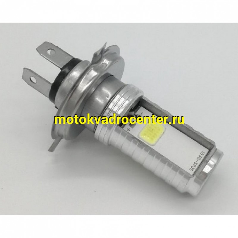 Купить  Лампа фары LED H4 12V6W (2-SMD диода 700-800Lm, 9-30vdc) светодиодная  (шт)  (К-дар 2202831 купить с доставкой по Москве и России, цена, технические характеристики, комплектация фото  - motoserp.ru