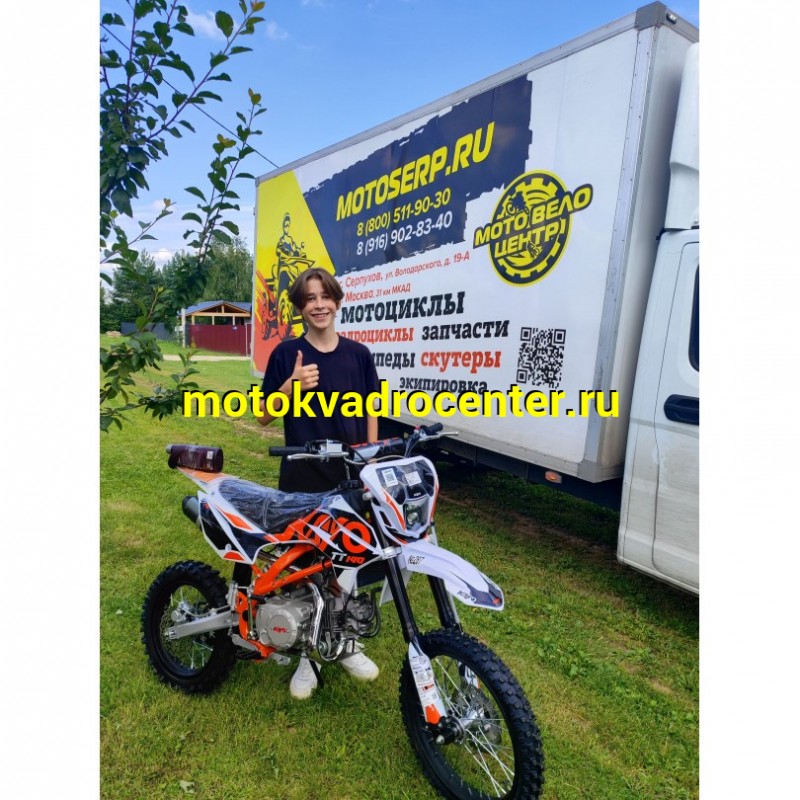 Купить  Питбайк KAYO BASIC TT140EM 17/14 KRZ (механ. сцепл., эл. стартер) (шт) (SM купить с доставкой по Москве и России, цена, технические характеристики, комплектация фото  - motoserp.ru