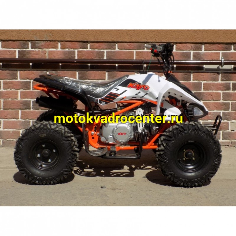 Купить  110cc Квадроцикл KAYO AT110 (PREDATOR 110) (белый пластик,комплект запчастей) 2023 г. (зал) (шт) (SM купить с доставкой по Москве и России, цена, технические характеристики, комплектация фото  - motoserp.ru