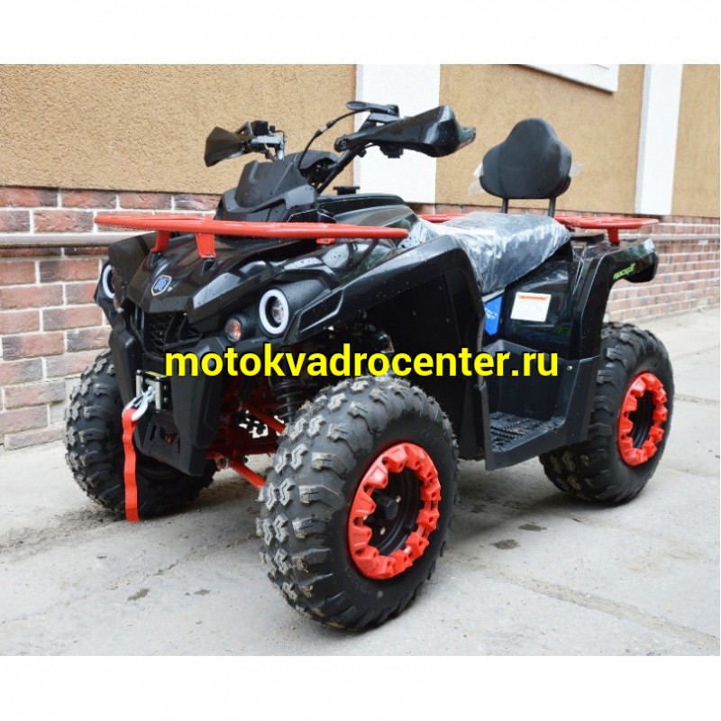 Купить  200cc Квадроцикл ROCKOT HAMMER-200 PREMIUM (Mikilon) утилит 2х4, 4Т.; 200cc; электр, вариат с рев. диск/диск Лебедка Фаркоп, линзы (шт) (Rockot купить с доставкой по Москве и России, цена, технические характеристики, комплектация фото  - motoserp.ru