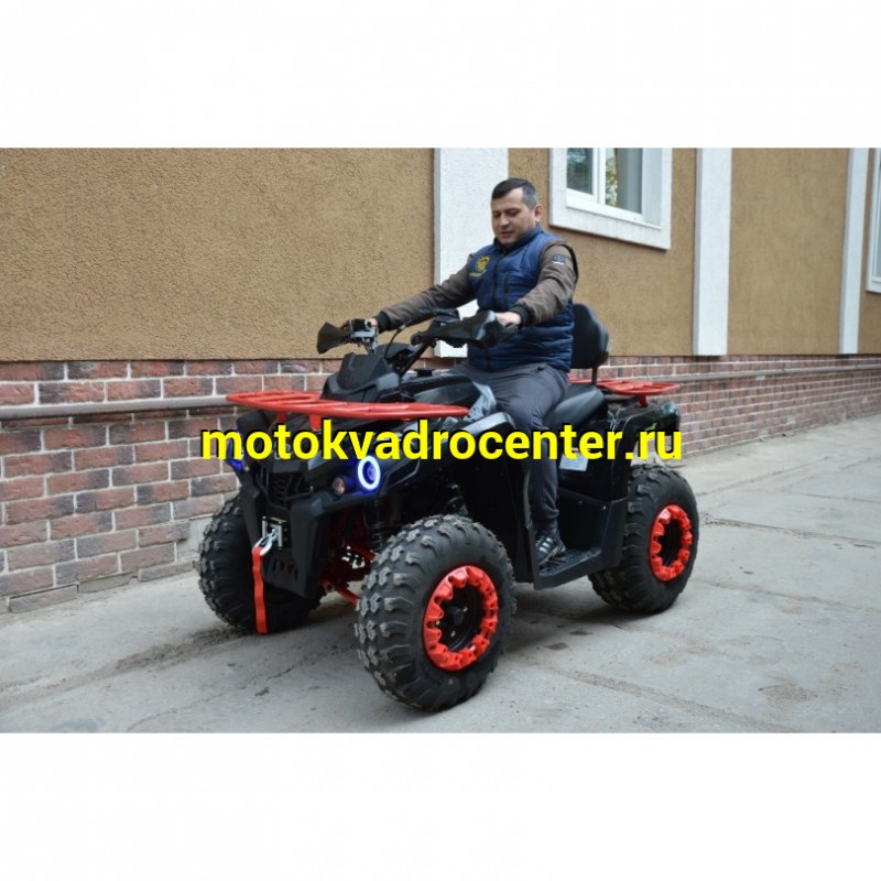 Купить  200cc Квадроцикл ROCKOT HAMMER-200 PREMIUM (Mikilon) утилит 2х4, 4Т.; 200cc; электр, вариат с рев. диск/диск Лебедка Фаркоп, линзы (шт) (Rockot купить с доставкой по Москве и России, цена, технические характеристики, комплектация фото  - motoserp.ru