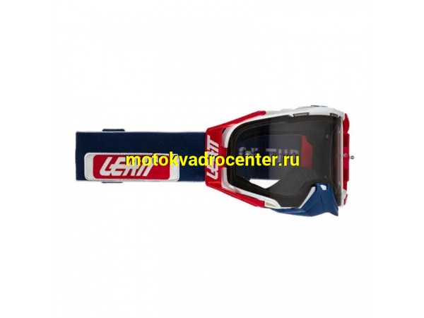 Купить  Очки мото Кросс Leatt Velocity 6.5 Chilli/Blue Light Grey 58% (двойное стекло) зима/лето (8021700280) (шт) (Fox УТ-00021578 купить с доставкой по Москве и России, цена, технические характеристики, комплектация фото  - motoserp.ru