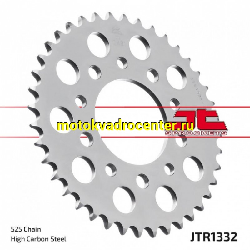 Купить  Звезда ведомая JTR1332.38 (шт) (JP купить с доставкой по Москве и России, цена, технические характеристики, комплектация фото  - motoserp.ru
