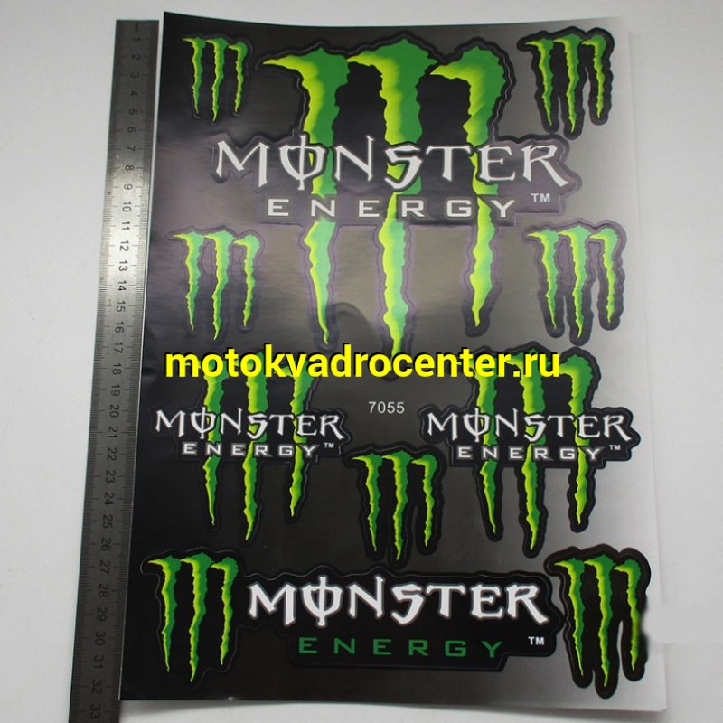 Купить  Наклейки (набор) MONSTER ENERGY (34х23см) (шт) (MT N-690 купить с доставкой по Москве и России, цена, технические характеристики, комплектация фото  - motoserp.ru