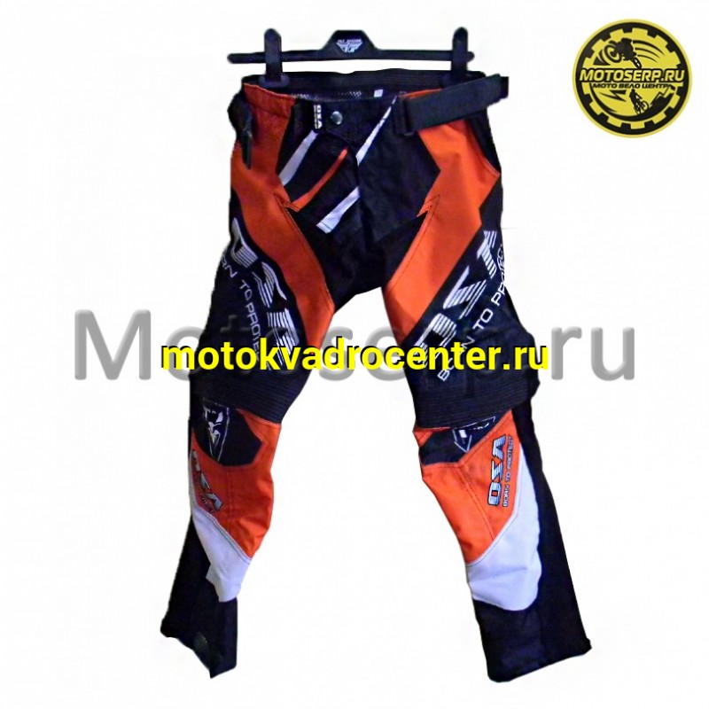 Купить  Штаны для мотокросса OSA Motocross black/orange 28 р-р (шт)  (JP купить с доставкой по Москве и России, цена, технические характеристики, комплектация фото  - motoserp.ru