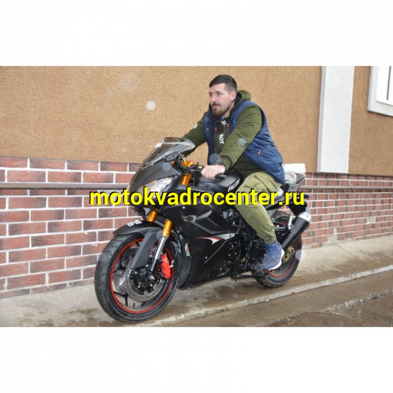 Купить  Мотоцикл MM FALCON SPEEDFIRE 250 ЧЕРН (ФАЛКОН СПИДФАЕР) спорт 4так,250cc, 2 глушителя; кол. 17"; 5 пер, эл.стартер, передн 2-х диск. торм. (зал) (шт) купить с доставкой по Москве и России, цена, технические характеристики, комплектация фото  - motoserp.ru