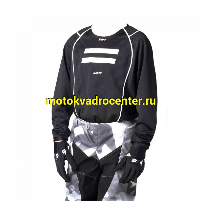 Купить  Джерси (футболка для мотокросса) Shift White Label G.I. Fro Youth Jersey (Black, YM, 2021 (Fox 26386-001-YM купить с доставкой по Москве и России, цена, технические характеристики, комплектация фото  - motoserp.ru