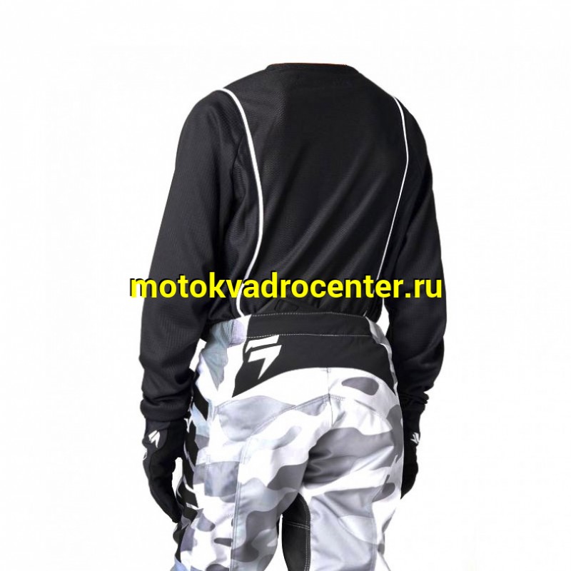 Купить  Джерси (футболка для мотокросса) Shift White Label G.I. Fro Youth Jersey (Black, YXL, 2021 (шт) (Fox 26386-001-YXL купить с доставкой по Москве и России, цена, технические характеристики, комплектация фото  - motoserp.ru