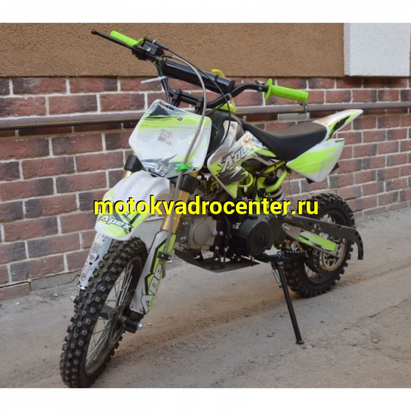 Купить  Питбайк Motoland APEX 10 (спортинв), 14/12, 4Т, 110cc, АВТОМАТ, эл-стартер, диск/диск (шт) (ML 11007 (ML 17988 (ФОТО купить с доставкой по Москве и России, цена, технические характеристики, комплектация фото  - motoserp.ru