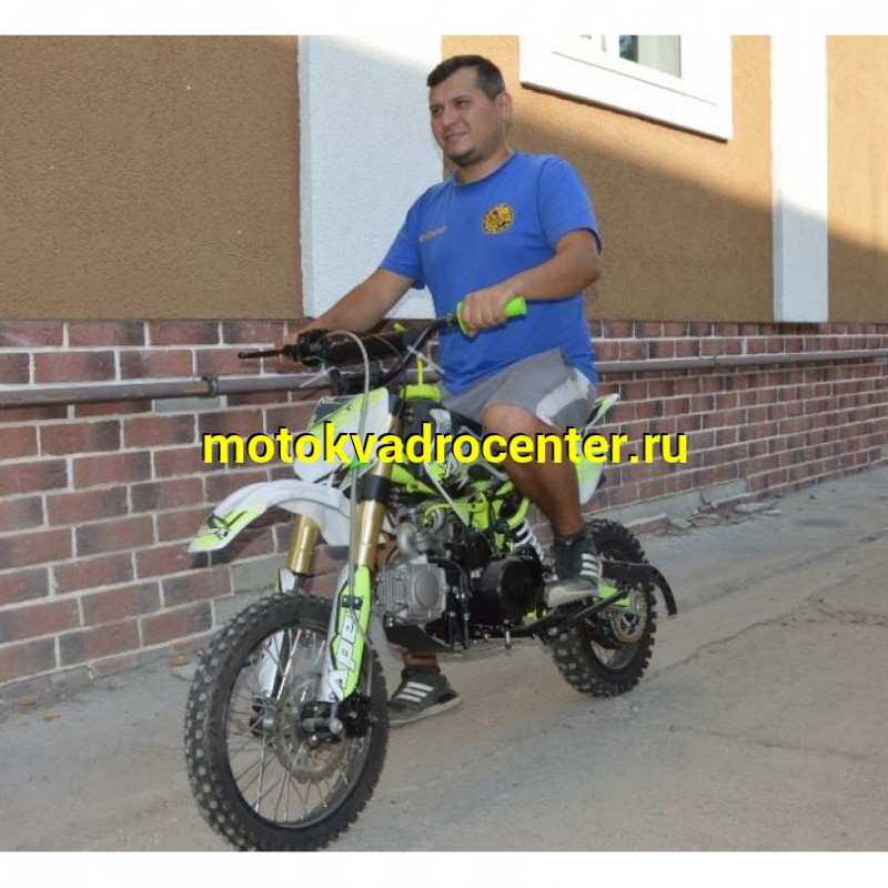 Купить  Питбайк Motoland APEX 10 (спортинв), 14/12, 4Т, 110cc, АВТОМАТ, эл-стартер, диск/диск (шт) (ML 11007 (ML 17988 (ФОТО купить с доставкой по Москве и России, цена, технические характеристики, комплектация фото  - motoserp.ru