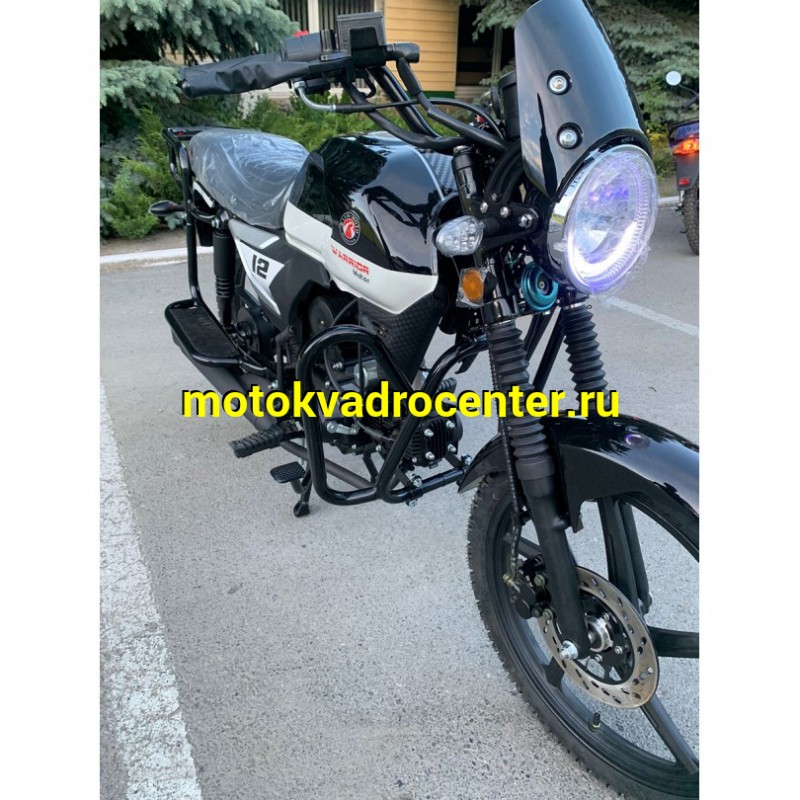 Купить  Мопед RATO Alpha Warrior 50 (Варриор) 4Т, LED светотехника, длинная база, кол 17", диск/бараб, эл/кик старт. (зал) (шт) 01250 (P.moto (Хар купить с доставкой по Москве и России, цена, технические характеристики, комплектация фото  - motoserp.ru