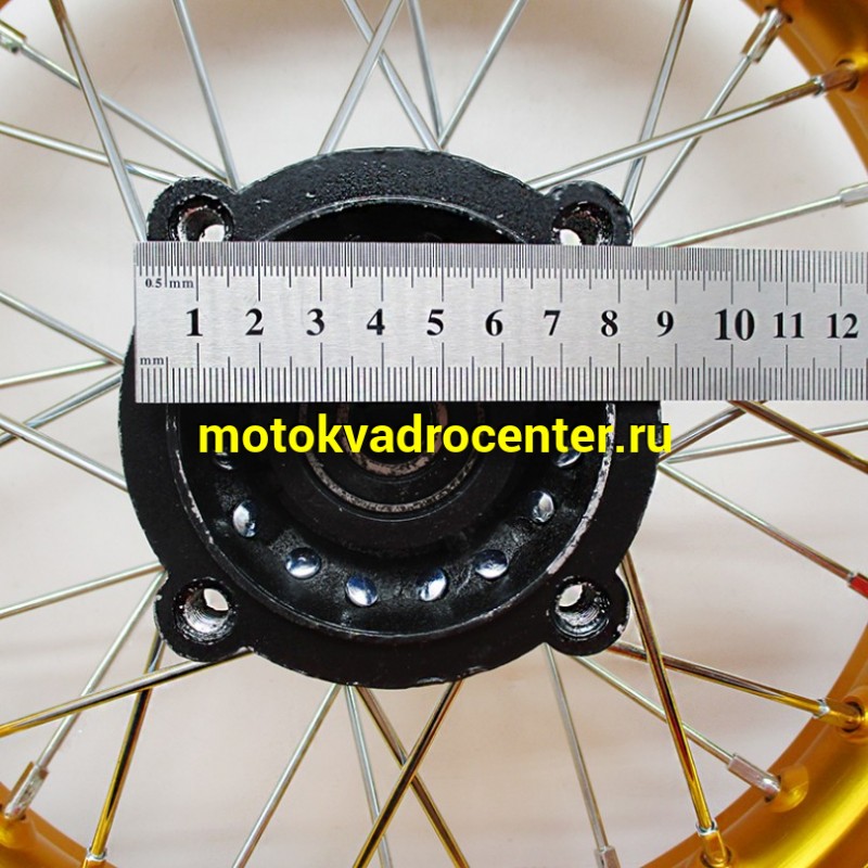 Купить  Колесо 12" заднее (диск колеса) спицованное 1.85-12" KAYO (шт) (MOTO-SKUTER 9786 (MOTO-SKUTER 9781 купить с доставкой по Москве и России, цена, технические характеристики, комплектация фото  - motoserp.ru