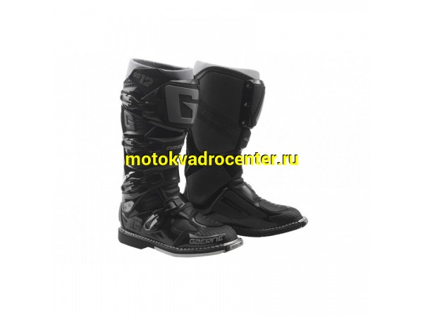 Купить  Мотоботы кросс. GAERNE SG-12 (защ. голени), черные р-р 47" (Ч/З) (пар) (GAERNE 2174-071 купить с доставкой по Москве и России, цена, технические характеристики, комплектация фото  - motoserp.ru