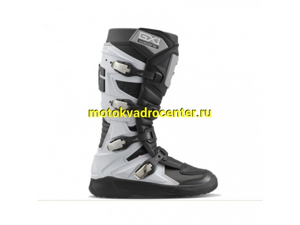 Купить  Мотоботы кросс. GAERNE GX-1 EVO (защ. голени), белый/черный/серый р-р 41" (Ч/З) (пар) (GAERNE 2193-031 купить с доставкой по Москве и России, цена, технические характеристики, комплектация фото  - motoserp.ru