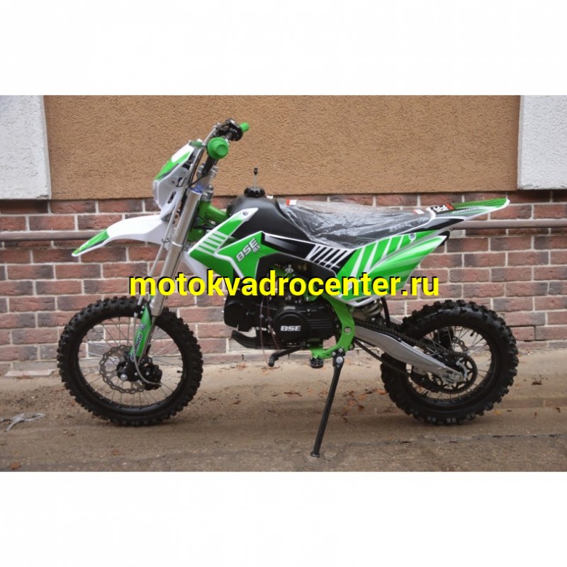 Купить  Питбайк BSE MX125 17/14  Racing Green 3 (двиг. Zongshen)  (шт) купить с доставкой по Москве и России, цена, технические характеристики, комплектация фото  - motoserp.ru