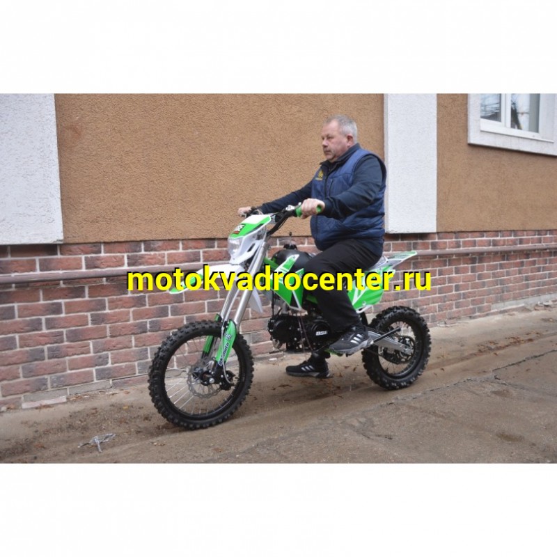 Купить  Питбайк BSE MX125 17/14  Racing Green 3 (двиг. Zongshen)  (шт) купить с доставкой по Москве и России, цена, технические характеристики, комплектация фото  - motoserp.ru