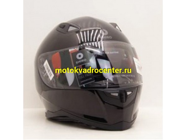 Купить  Шлем закрытый SHIRO SH-881sv, SOLID чёрный (интеграл) (L) (шт) (MM 01391 купить с доставкой по Москве и России, цена, технические характеристики, комплектация фото  - motoserp.ru