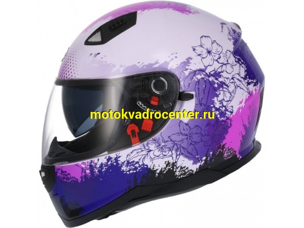 Купить  Шлем закрытый SHIRO SH-881 ENJOY (белый/розовый) (интеграл) (S) (шт) (MM 40740 купить с доставкой по Москве и России, цена, технические характеристики, комплектация фото  - motoserp.ru
