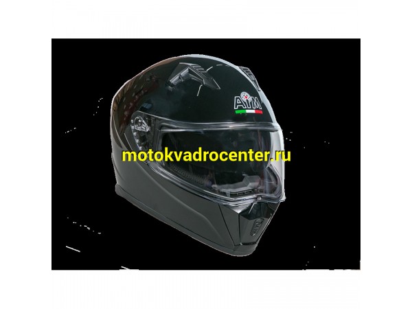 Купить  Шлем закрытый AiM JK320  Black Glossy M (шт) (AIM 320-001-M купить с доставкой по Москве и России, цена, технические характеристики, комплектация фото  - motoserp.ru