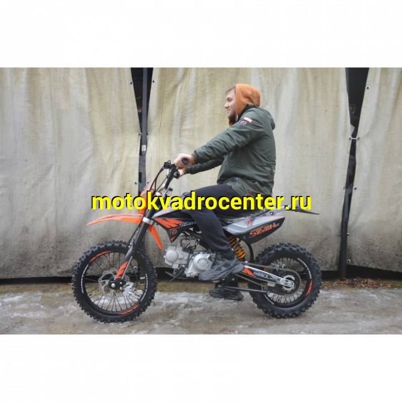 Купить  Питбайк Regulmoto SEVEN PRO 125 (50)сс (спортинв), 17/14, 4Т, 125сс. (шт) купить с доставкой по Москве и России, цена, технические характеристики, комплектация фото  - motoserp.ru