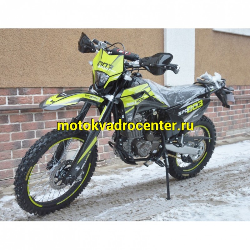 Купить  Мотоцикл Кросс/Эндуро Regulmoto Sport-003 PR PRO (4 valves) 5пер. Черный/желтый, 300сс (ЭПТС) 21/18, ZS175FMM-5, возд.охл.,диск/диск,(зал) (шт)  купить с доставкой по Москве и России, цена, технические характеристики, комплектация фото  - motoserp.ru