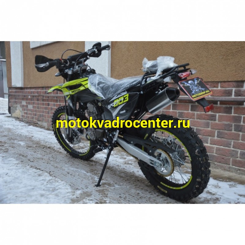 Купить  Мотоцикл Кросс/Эндуро Regulmoto Sport-003 PR PRO (4 valves) 5пер. Черный/желтый, 300сс (ЭПТС) 21/18, ZS175FMM-5, возд.охл.,диск/диск,(зал) (шт)  купить с доставкой по Москве и России, цена, технические характеристики, комплектация фото  - motoserp.ru