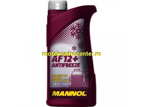 Купить  Антифриз MANNOL LONGLIFE AG12+ 1L Красный (шт) (MANNOL 2038 купить с доставкой по Москве и России, цена, технические характеристики, комплектация фото  - motoserp.ru