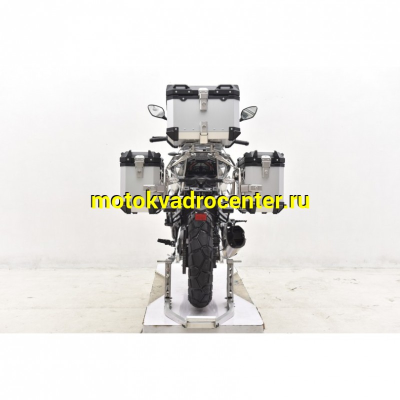 Купить  Мотоцикл внедорожный Regulmoto Discovery 400 Серый (ЭПТС) Тур-эндуро, двиг. CF, ABS , инжект., 6КПП, жидк.охлажд, видеорегистратор, + кофры (шт) купить с доставкой по Москве и России, цена, технические характеристики, комплектация фото  - motoserp.ru