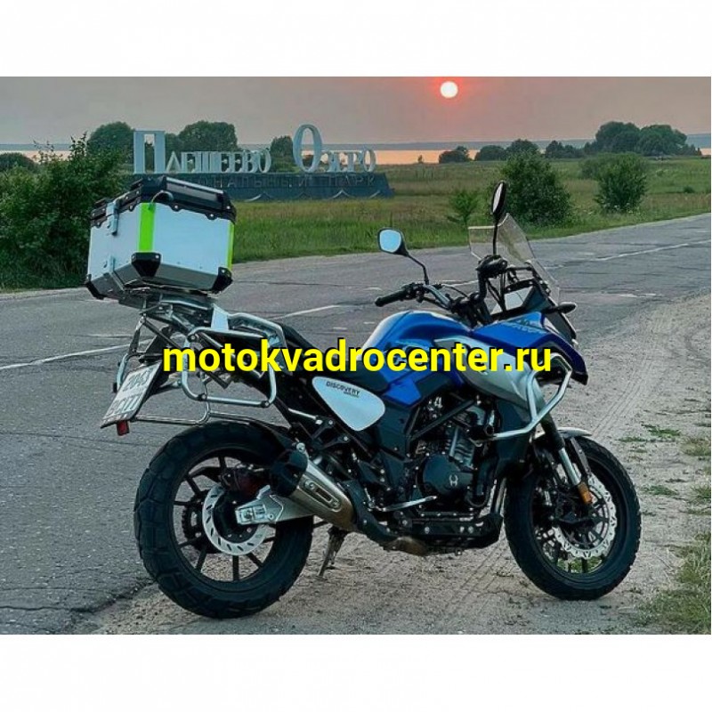 Купить  Мотоцикл внедорожный Regulmoto Discovery 400 Синий (ЭПТС) Тур-эндуро, двиг. CF, ABS , инжект., 6КПП, жидк.охлажд, видеорегистратор. без коф (шт) купить с доставкой по Москве и России, цена, технические характеристики, комплектация фото  - motoserp.ru