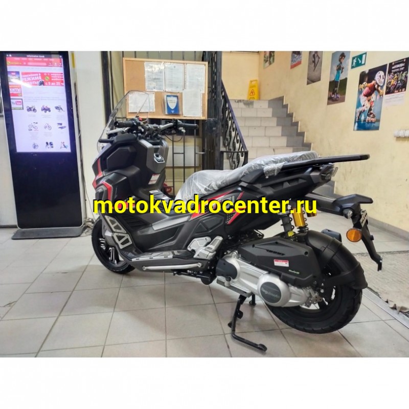 Купить  Скутер Regulmoto XDV 300CC 4T (реплика HONDA X-ADV 750) двиг APRILIA SR MAX 300, ABS, инжект. ,вариатор, подвеска KYB регулигуем. Матовый черный (шт) купить с доставкой по Москве и России, цена, технические характеристики, комплектация фото  - motoserp.ru