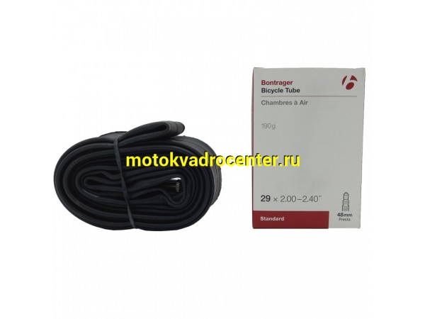 Купить  Камера 29" 29"х2.0/2.4 BONTRAGER standart на двойной обод  (Presta - тонкий велонипель) 48 mm Вело (шт) (СКТ TCG-430700 купить с доставкой по Москве и России, цена, технические характеристики, комплектация фото  - motoserp.ru